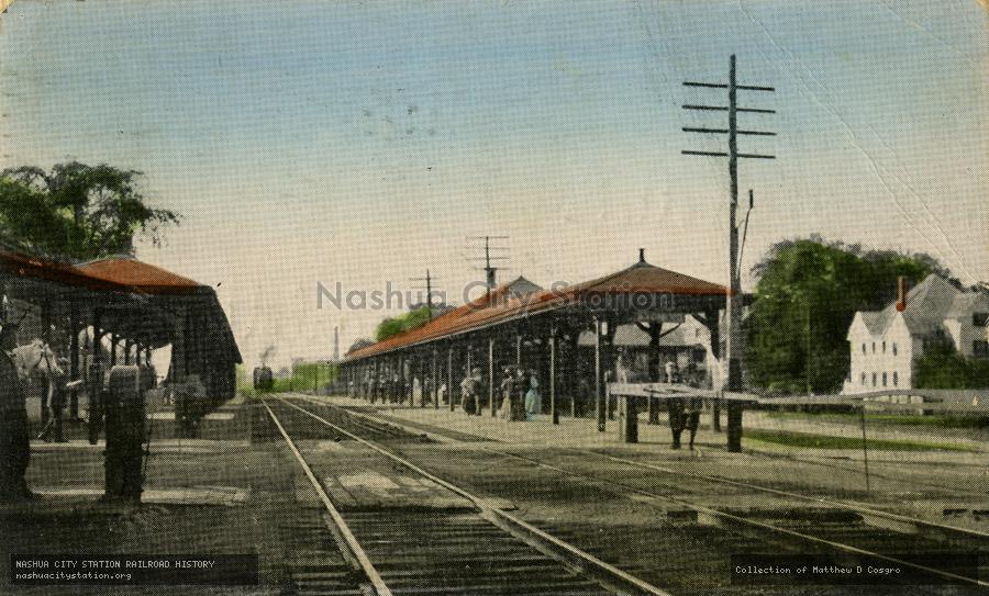 Postcard: Wyoming Station, Melrose, Massachusetts
